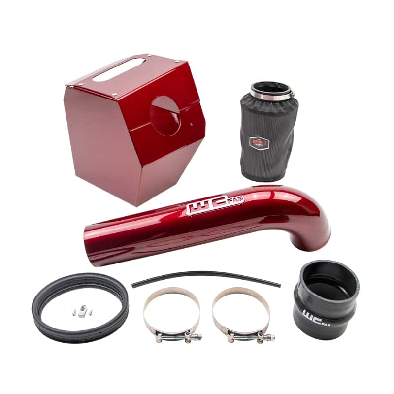 Wehrli — Wehrli 17-19 Chevrolet 6.6L L5P Duramax 4in Intake Kit - WCFab Red
Intake Kit 17-19 RED - view 2