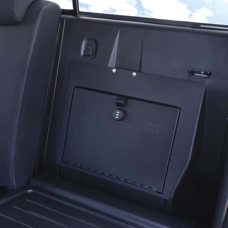 Tuffy Products — Tuffy 05-23 Toyota Tacoma Behind Seat Cubby Cover W/ Combo Lock
Cubby Cover - view 2