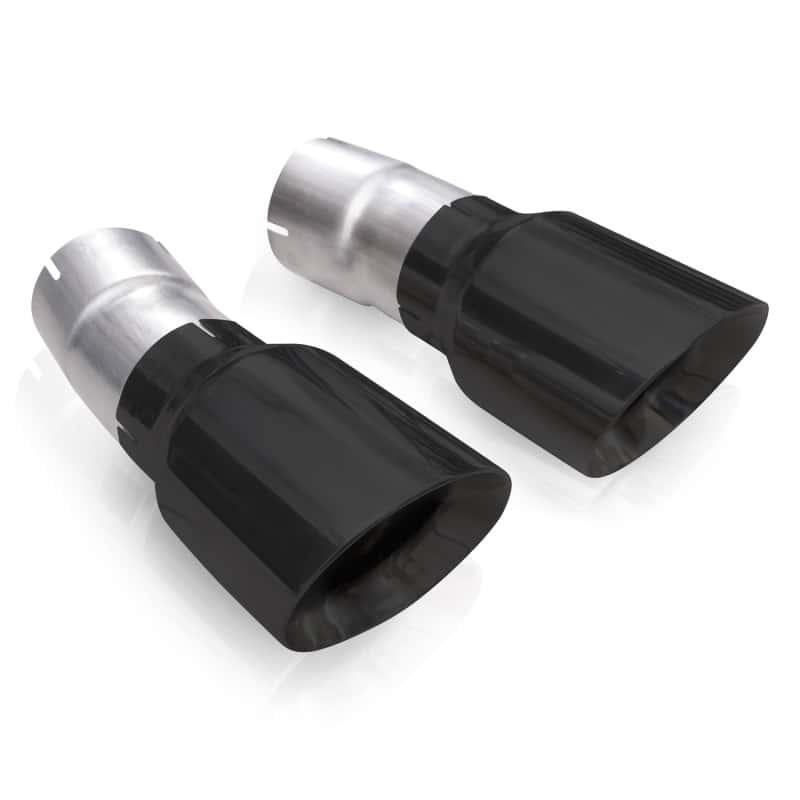 Stainless Works — Stainless Works 4in Double Wall Slash-Cut Black Tip Kit - view 1
