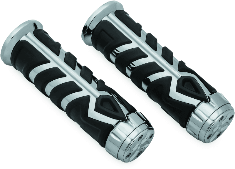 Kuryakyn — Kuryakyn Spear Grips For 14-17 Indian Chrome - view 1