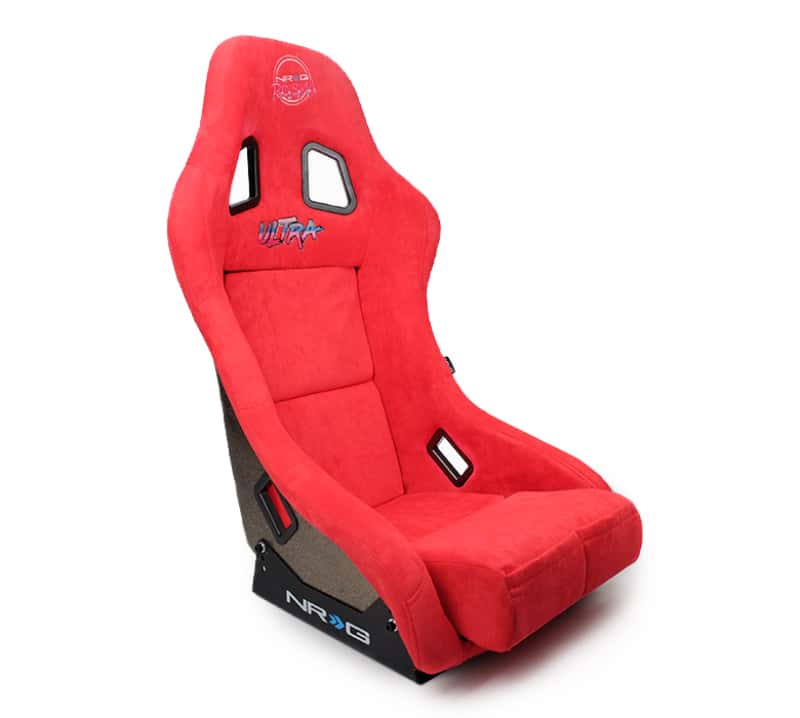 NRG — NRG FRP Bucket Seat ULTRA Edition - Medium (Red Alcantara/Pearlized Back) - view 2