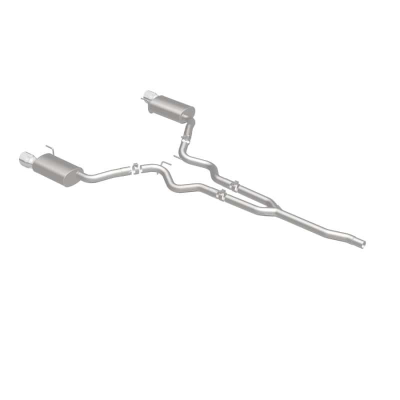 Magnaflow — MagnaFlow Cat Back, SS, 2.5in, Street, Dual Split Polished 4.5in Tips 2015 Ford Mustang Ecoboost
Cat-Back - view 10
