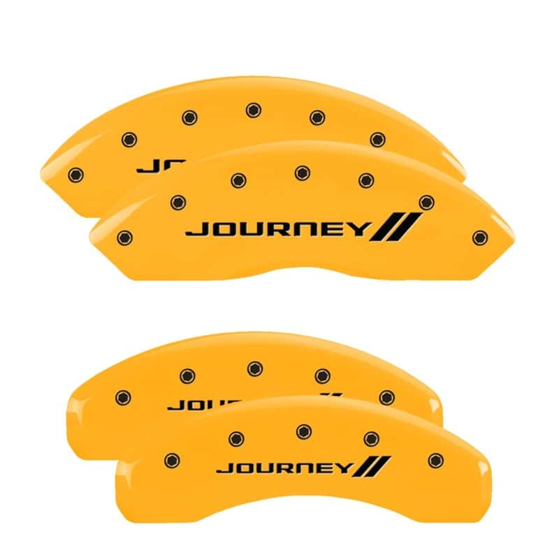 MGP — MGP 4 Caliper Covers Engraved Front & Rear With stripes/Journey Yellow finish black ch
Caliper Covers - view 1