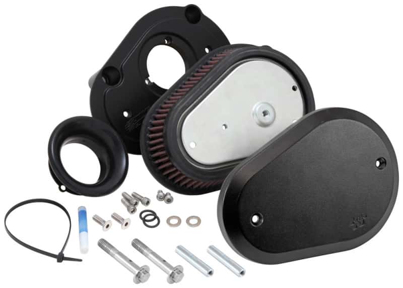 K&N Engineering — K&N 00-16 Harley-Davidson Street Metal Intake System Flare Black
Air Intake System - view 5