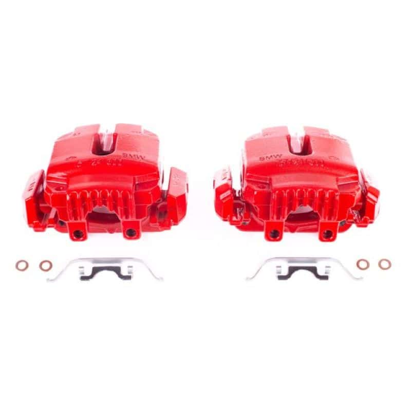 PowerStop — Power Stop 2006 BMW 325i Front Red Calipers w/Brackets - Pair
Caliper Set - view 1