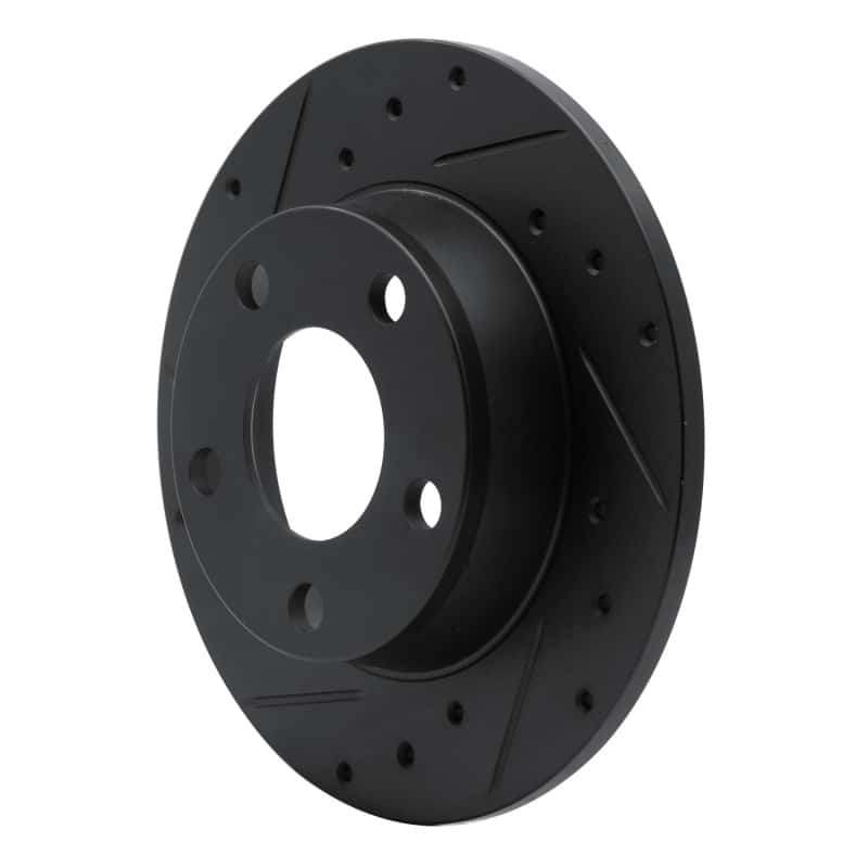 R1 Concepts — R1 99-05 Audi Allroad Rear Left Drilled & Slotted Black Brake Rotor
R1 Brake Rotor Drill - view 2