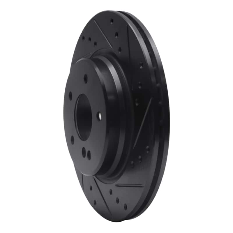 R1 Concepts — R1 98-09 Chrysler Crossfire Rear Right Drilled & Slotted Black Brake Rotor
R1 Brake Rotor Drill - view 2