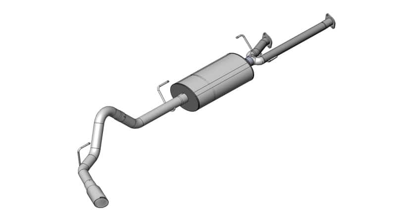CORSA Performance — Corsa 2011-2021 -14 Toyota Tundra Double Cab/Crew Max 5.7L V8 Polished Sport Cat-Back Exhaust
Exhaust - view 3