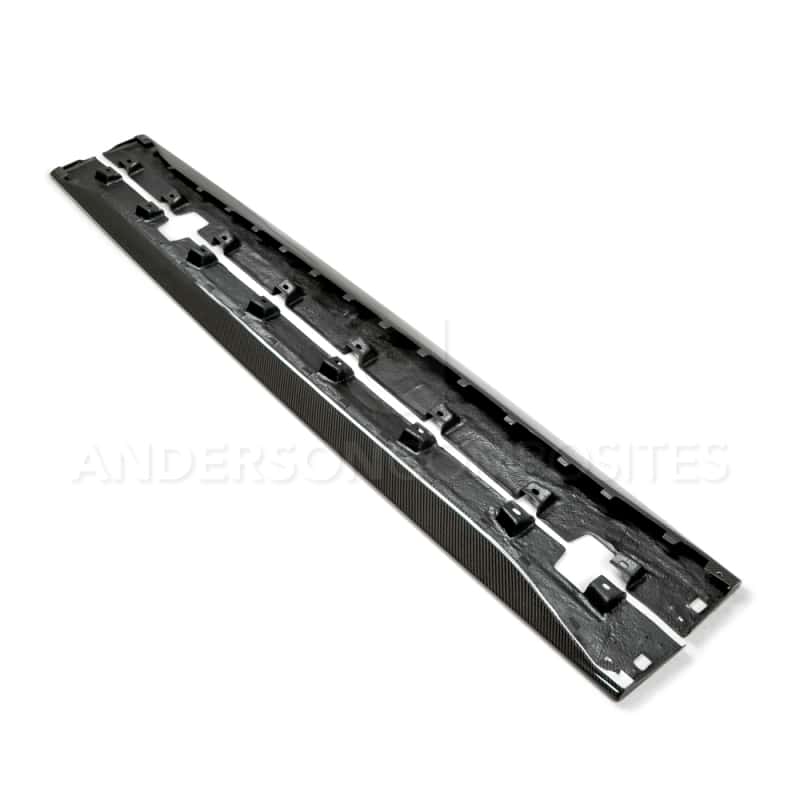 Anderson Composites — Anderson Composites 15-16 Ford Mustang Type-OE Rocker Panel Splitter - view 1