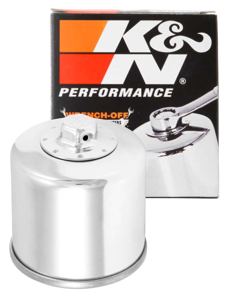 K&N Engineering — K&N Honda / Kawasaki / Arctic Cat / Suzuki / Triumph / Yamaha 2.688in OD x 2.969in H Oil Filter - view 5