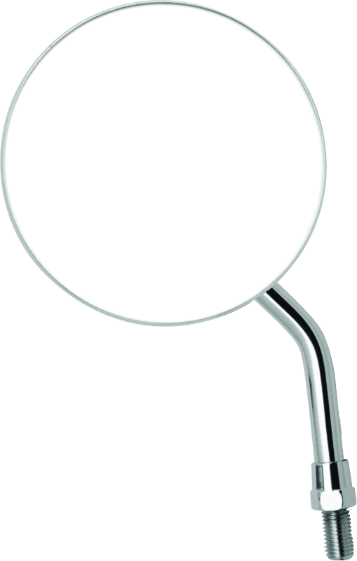 BikeMaster — BikeMaster 4in Adjustable Round Mirror 10mm - Each - Chrome - view 2