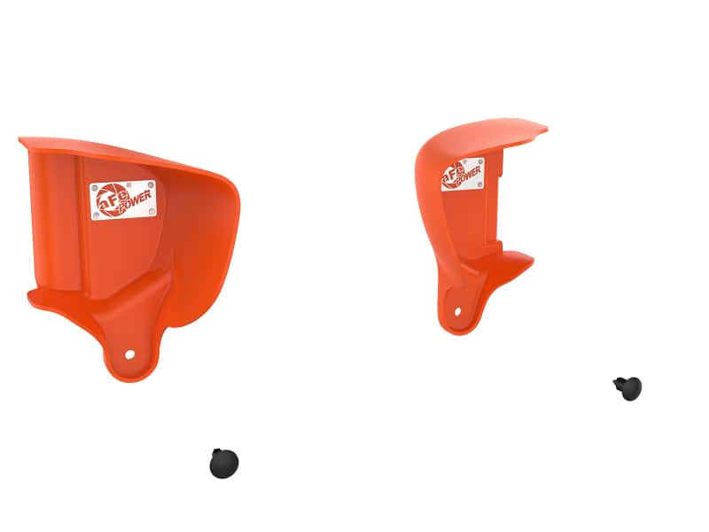 aFe — aFe Magnum FORCE Dynamic Air Scoop 15-18 BMW M3/15-20 M4 - Orange
Dynamic Air Scoop - view 5