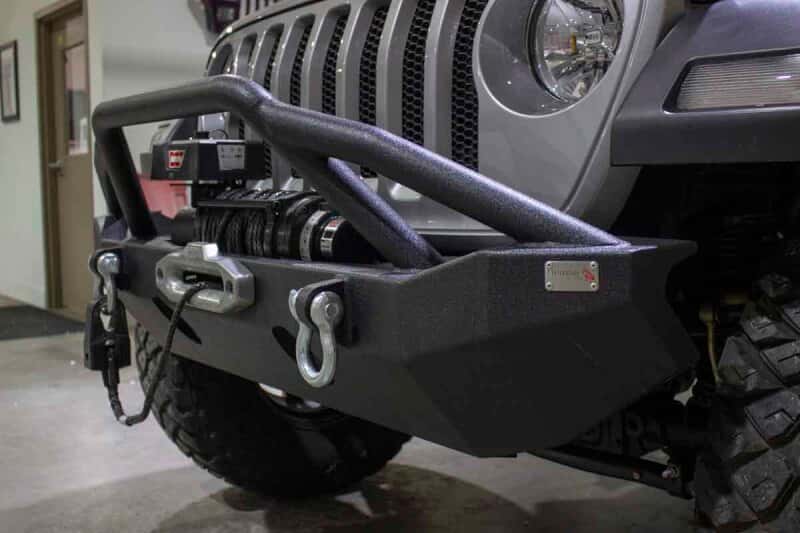 Fishbone Offroad — Fishbone Offroad 2018+ Jeep Wrangler JL Mid-Width Winch Front Bumper - view 8