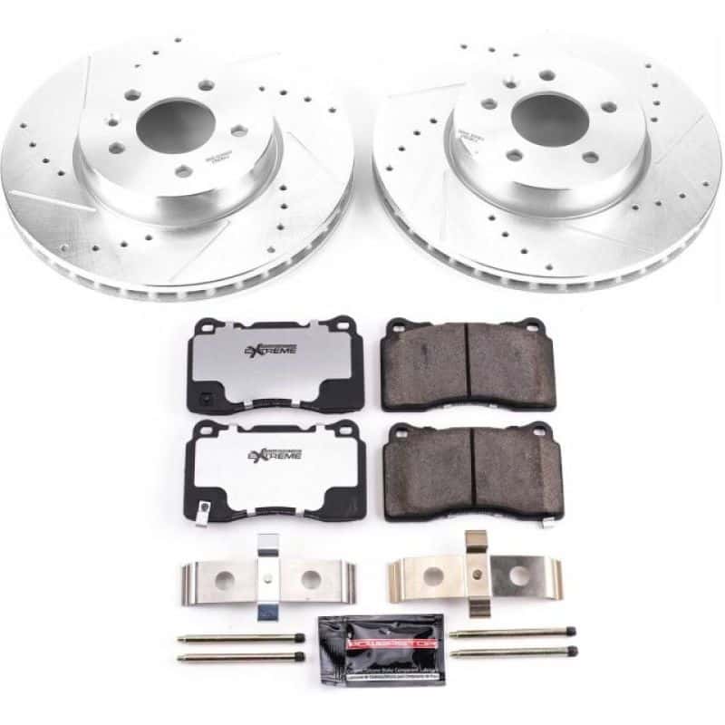 PowerStop — Power Stop 13-18 Cadillac ATS Front Z26 Street Warrior Brake Kit - view 1