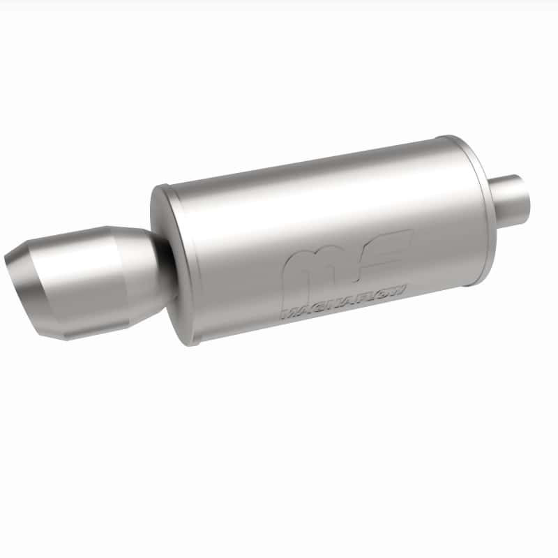 Magnaflow — MagnaFlow Muffler W/Tip Mag SS 14X7X7 2.25/4.
Straight Through - view 8