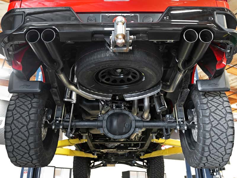 aFe — aFe Vulcan Series 3in 304 SS Exhaust Cat-Back w/ Black Tips 2019 GM Silverado/Sierra 1500 V8-5.3L
Cat-Back Exhaust - view 8