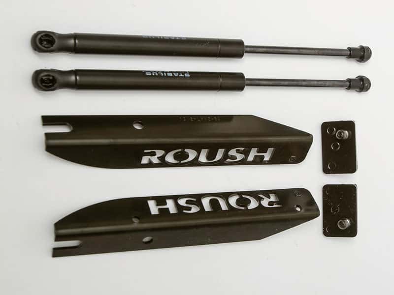 Roush — Roush 2005-2014 Ford Mustang Hood Strut Kit (Excl. GT500) - view 2