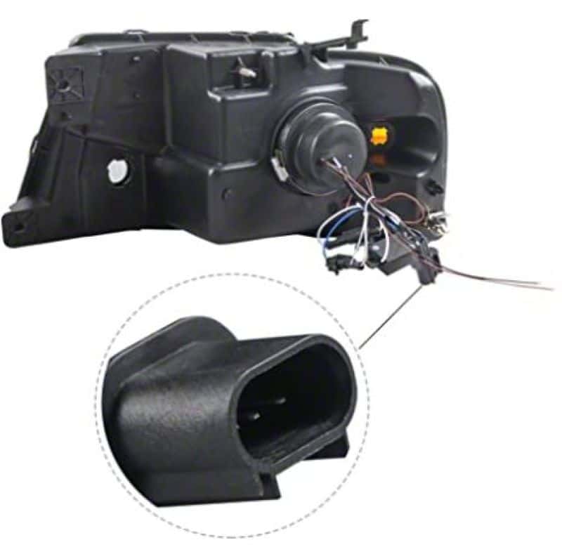 Raxiom — Raxiom 04-08 Ford F-150 Axial Series LED Projector Headlights- Blk Housing (Clear Lens)
Headlights - view 4