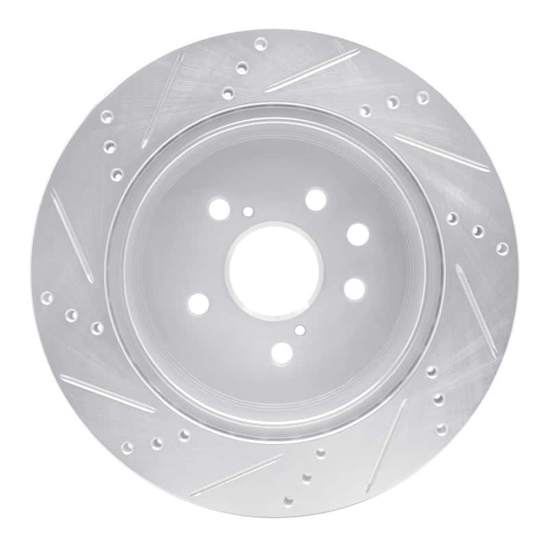 R1 Concepts — R1 06-20 Lexus IS250 Rear Right Drilled & Slotted Silver Brake Rotor
R1 Brake Rotor Drill - view 5