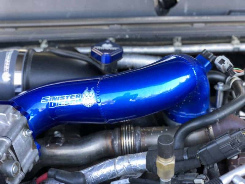 Sinister Diesel — Sinister Diesel 11-15 Chevy Duramax LML Intake Bridge
Intake Bridge - view 8
