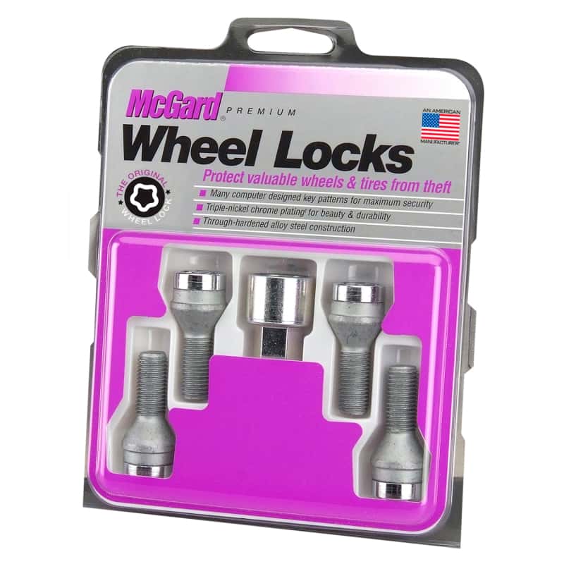 McGard — McGard Wheel Lock Bolt Set - 4pk. (Cone Seat) M12X1.75 / 19mm Hex / 28.9mm Shank Length - Chrome - view 3