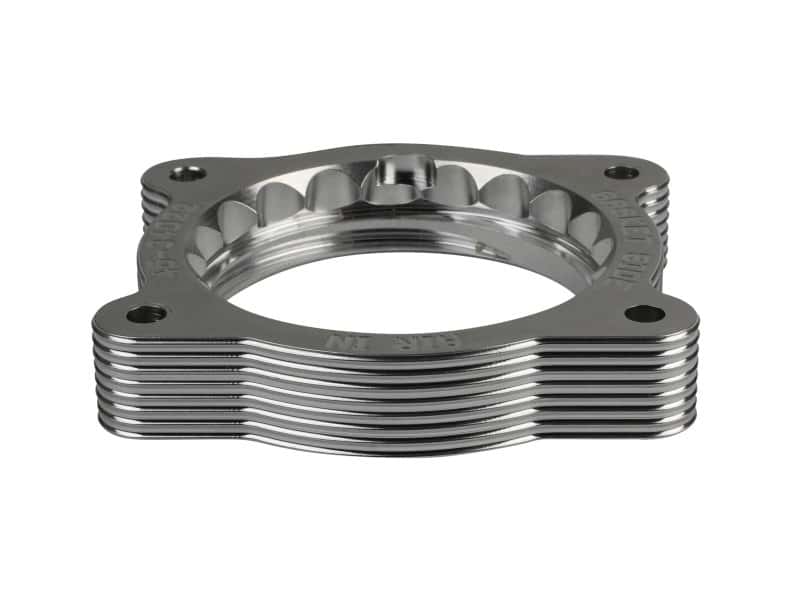 aFe — aFe 02-09 Chevrolet Trailblazer/ 02-09 GMC Envoy L6 4.2L Silver Bullet Throttle Body Spacer - Silver
Throttle Body Spacer - view 2