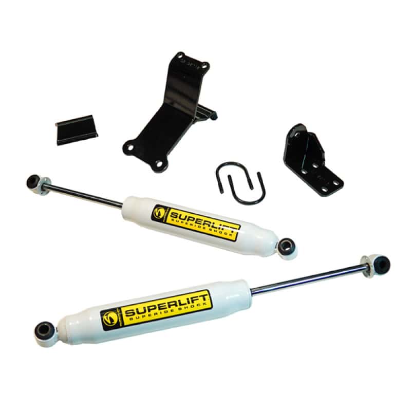 Superlift — Superlift 14-18 Ram 2500 & 13-18 3500 w/ SR Cylinders High Clearance Dual Steering Stabilizer Kit
Steering Stabilizer - view 1