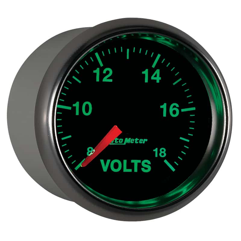 AutoMeter — Autometer GS Series 2-1/16in Voltmeter 18V Electrical Gauge Full Sweep
2-1/16" VOLTMETER, 8 - view 12
