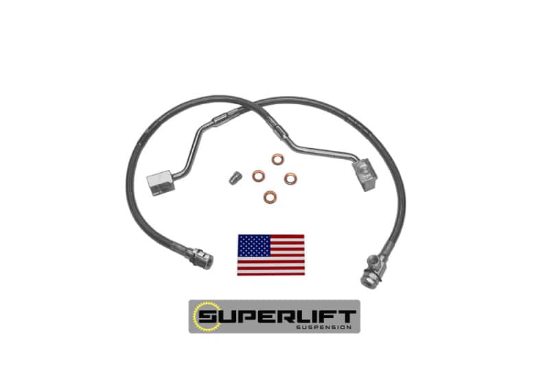 Superlift — Superlift 90-96 Ford F-150/Bronco w/ 4-6in Lift Kit (Pair) Bullet Proof Brake Hoses
Brake Line Adapter - view 2