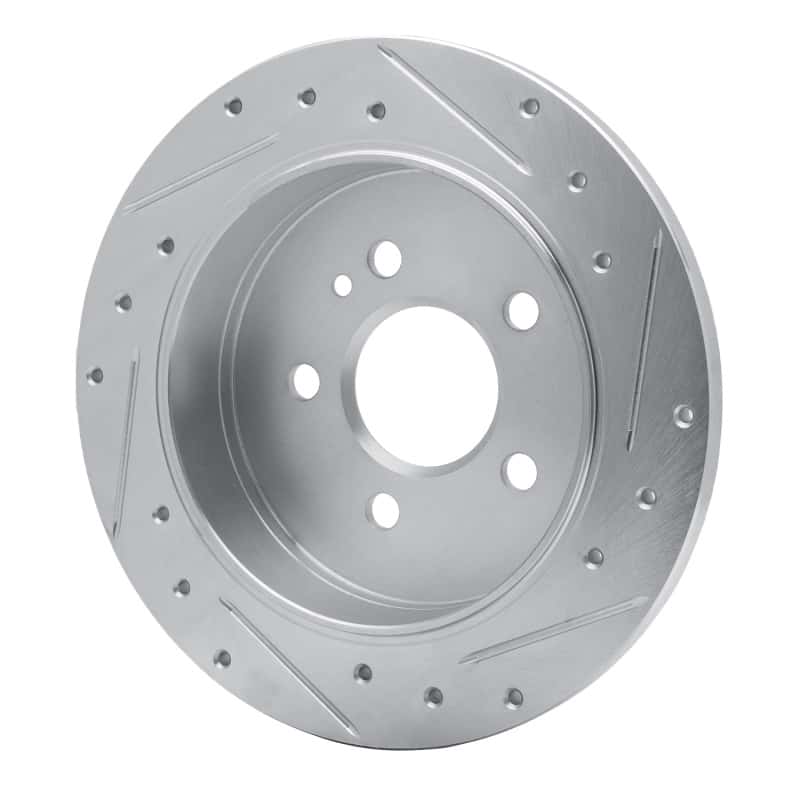 R1 Concepts — R1 98-05 Mercedes-Benz ML350 Rear Left Drilled & Slotted Silver Brake Rotor
R1 Brake Rotor Drill - view 4