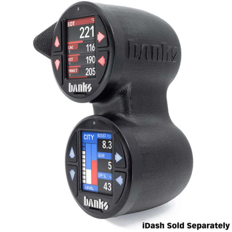 Banks Power — Banks Power 19-21 Chevy/GMC 1500 / 20-23 Chevy/GMC 2500/3500 - iDash Stealth Dual Pod Mount 52mm
iDash Stealth Pod - view 2
