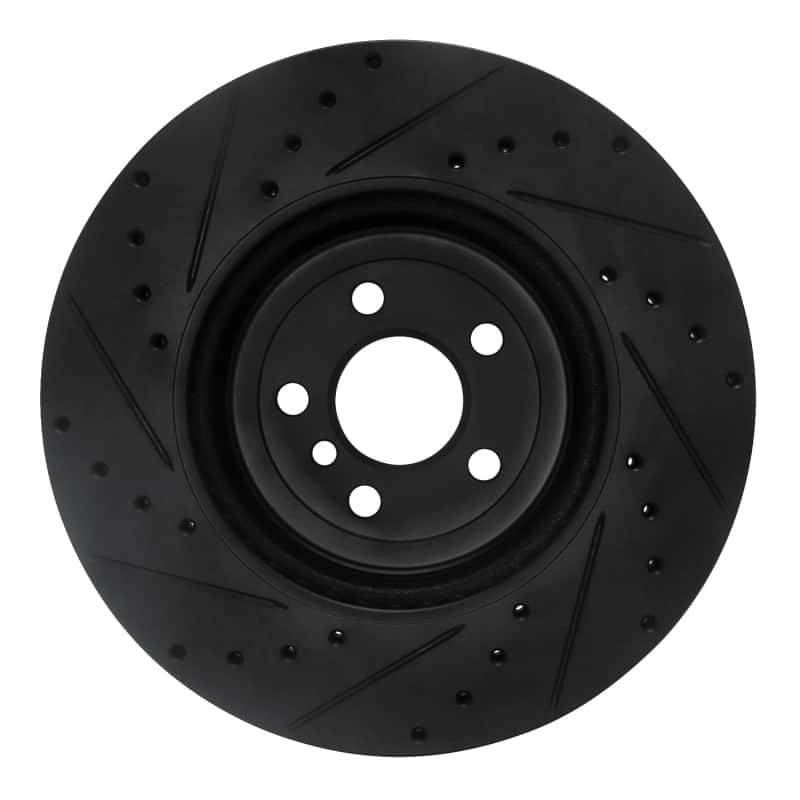 R1 Concepts — R1 17-25 BMW 330I Front Right Drilled & Slotted Black Brake Rotor
R1 Brake Rotor Drill - view 5
