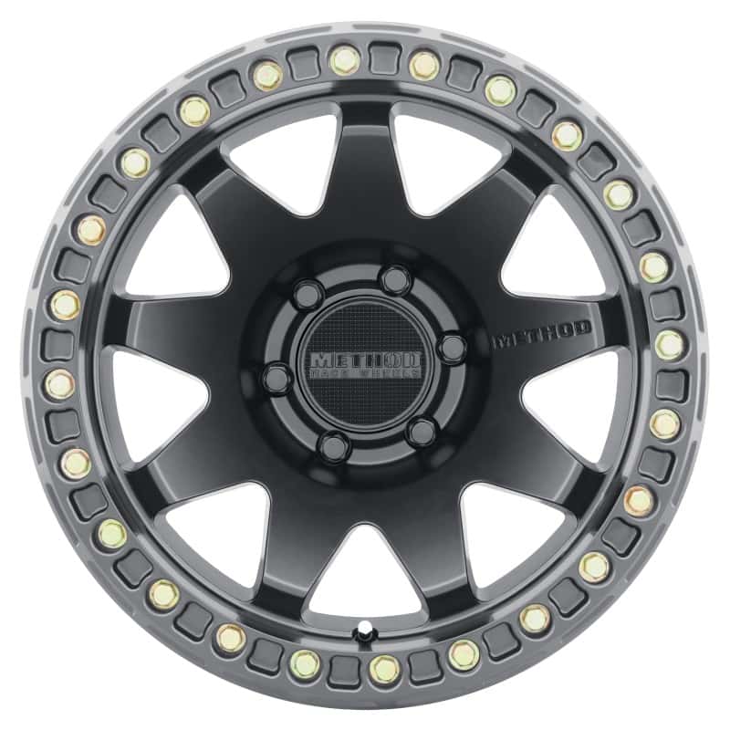 Method Wheels — Method MR108 17x9 -44mm Offset 6x5.5 106.25mm CB Matte Black w/BH-H24125-38 Wheel - view 2