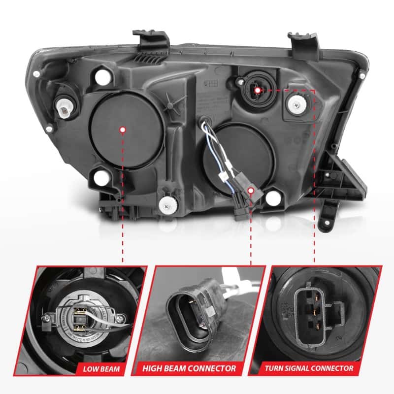 ANZO — ANZO 2007-2013 Toyota Tundra Projector Headlights w/ Halo Black (CCFL)
Head Light Set
HdLtSet - view 6