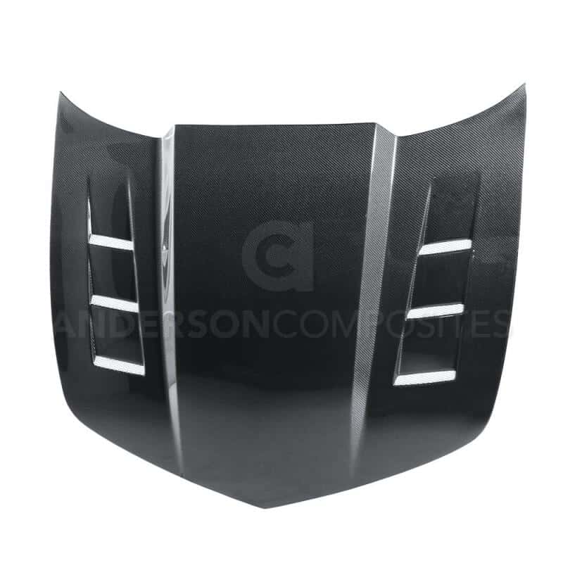 Anderson Composites — Anderson Composites 10-11 Chevy Camaro TS-style Carbon Fiber Hood - view 2