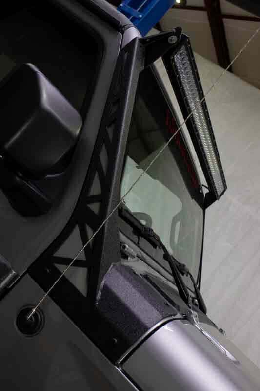 Fishbone Offroad — Fishbone Offroad 2018+ Jeep Wrangler JL Windshield Light Bracket - view 11