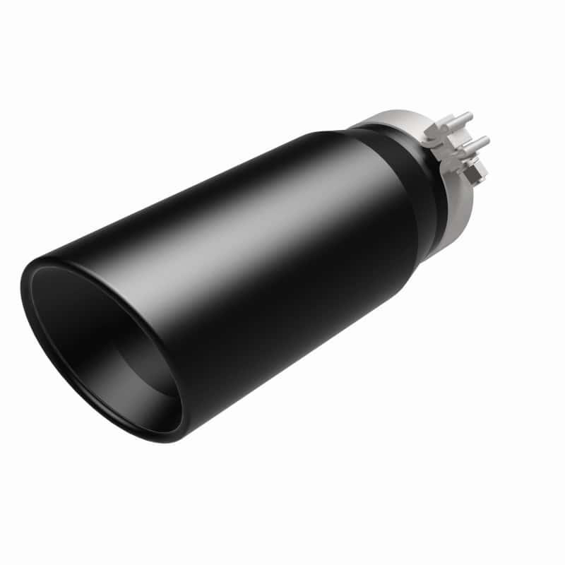 Magnaflow — MagnaFlow Tip Stainless Black Coated Single Double Round Single Outlet 5in Dia 4in Inlet 13in L
Stainless Steel
Exhaust Tip - view 25