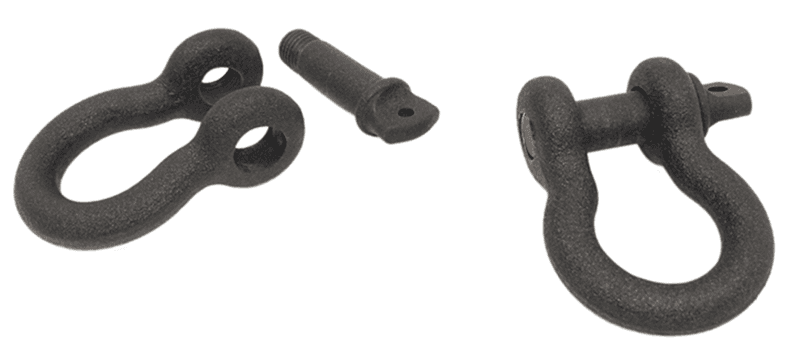 Fishbone Offroad — Fishbone Offroad D Ring 3/4In Gloss - Black 2 Piece Set - view 3