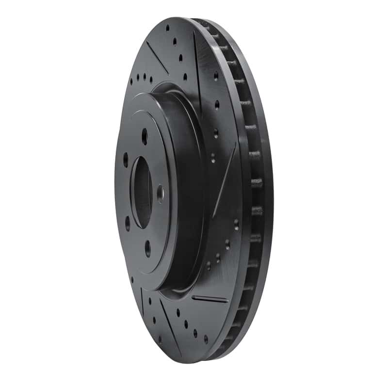 R1 Concepts — R1 09-23 Dodge Challenger Front Right Drilled & Slotted Black Brake Rotor
R1 Brake Rotor Drill - view 2