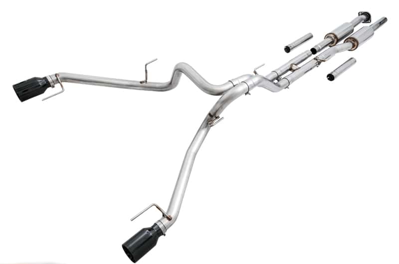 AWE Tuning — AWE Tuning 2017+ Ford Raptor 0 FG Performance Exhaust System - w/ Diamond Black Tips
0FG Catback - view 1