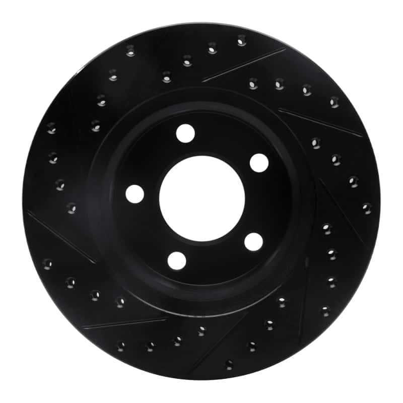 R1 Concepts — R1 80-89 American Motors Eagle Front Right Drilled & Slotted Black Brake Rotor
R1 Brake Rotor Drill - view 5