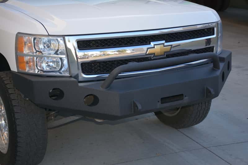 DV8 Offroad — DV8 Offroad 07-13 Chevrolet Silverado 1500 Front Bumper - Black Powdercoat - view 7