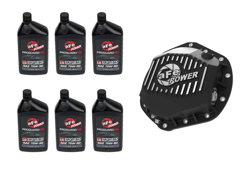 aFe — aFe Power Front/Rear Diff Cover Kit w/ Oil 01-10 GM Diesel Trucks V8 (AAM 9.25 & AAM 11.5-14)
Differential Cover - view 1