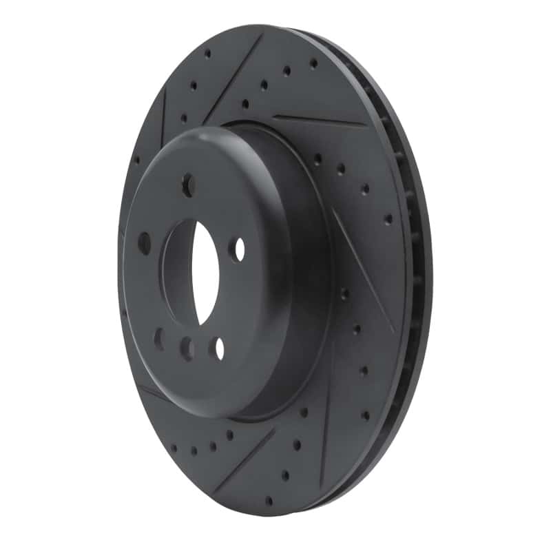 R1 Concepts — R1 13-21 BMW 330I xDrive Sedan Rear Left Drilled & Slotted Black Brake Rotor
R1 Brake Rotor Drill - view 2