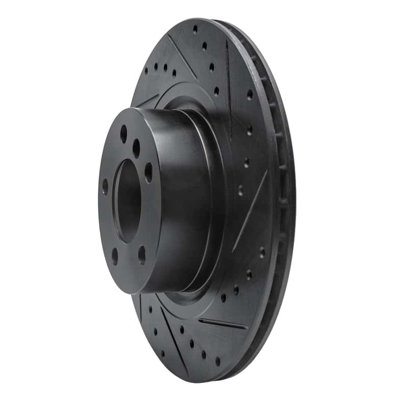 R1 Concepts — R1 11-18 BMW X3 Rear Right Drilled & Slotted Black Brake Rotor
R1 Brake Rotor Drill - view 2
