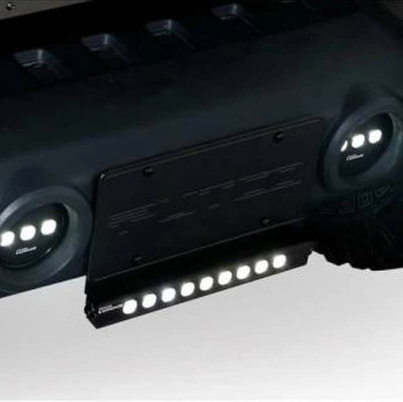 Putco — Putco 07-18 Jeep Wrangler - License Plate Frame w/ 10in Luminix Light Bar 3600LM
LicensePltHardware - view 2
