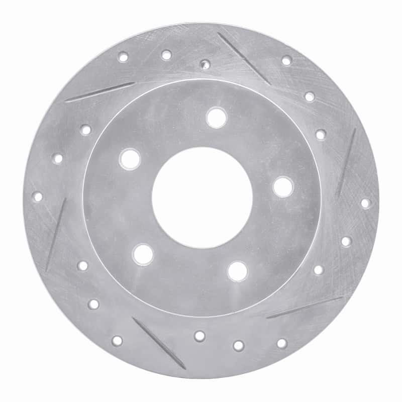 R1 Concepts — R1 84-88 Pontiac 6000 Rear Right Drilled & Slotted Silver Brake Rotor
R1 Brake Rotor Drill - view 1