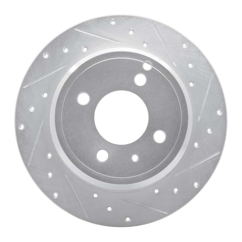 R1 Concepts — R1 93-95 Volvo 850 Rear Right Drilled & Slotted Silver Brake Rotor
R1 Brake Rotor Drill - view 1