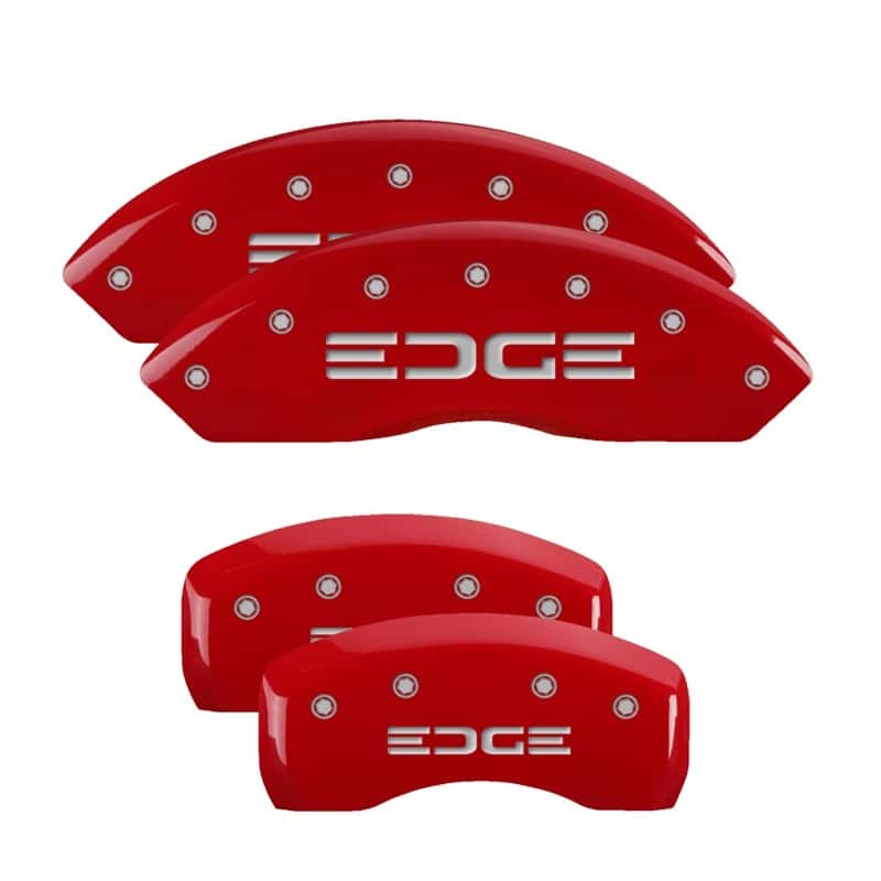 MGP — MGP 4 Caliper Covers Engraved Front & Rear Edge Red finish silver ch
Caliper Covers - view 1