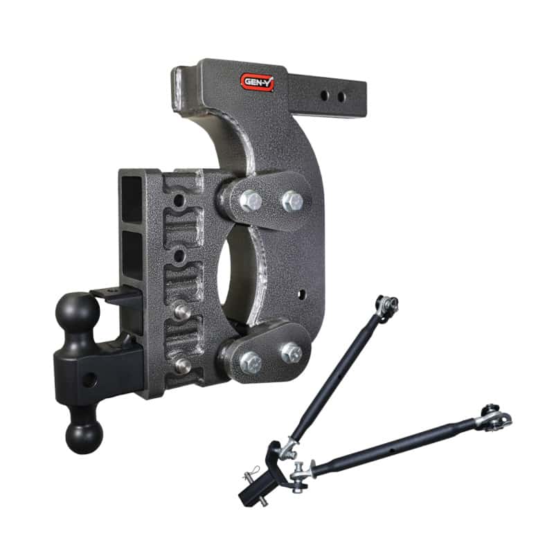 GEN-Y Hitch — Gen-Y The Boss Torsion-Flex 2.5in Receiver 15in Drop Hitch w/Dual-Ball/Pintle Lock/Stab Kit
Drop Hitch - view 2